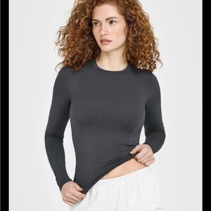 Oner Active MELLOW SOFT LONG SLEEVE TOP Size XXL NWT Color-coal